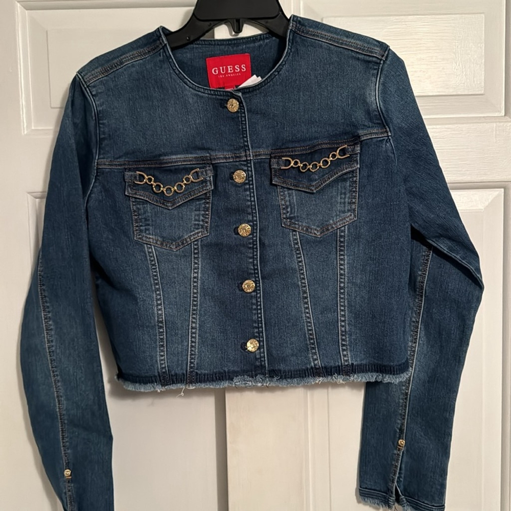Guess cropped Terrya Jean jacket